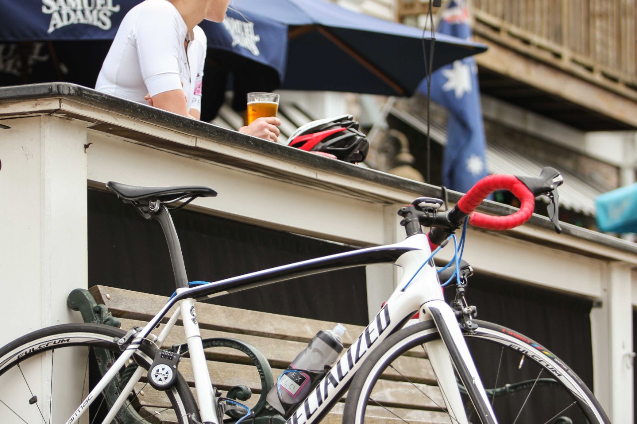 Bicycle Lock up Road Bike